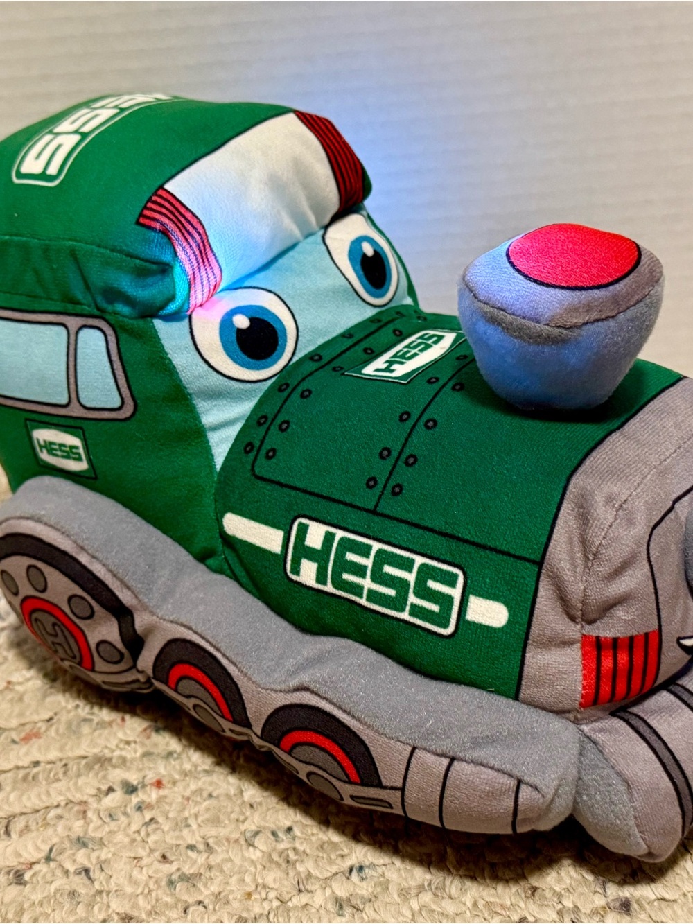 Hess Musical Choo Choo Train Plush Toy With Light and Sound-tested